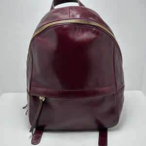 HoBo  Burgundy Leather Backpack